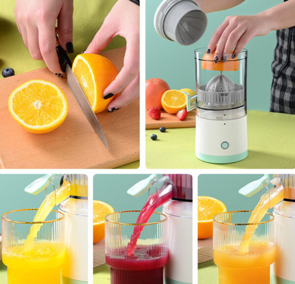 Portable USB Mini Electric Juicer Mixer Extractors Rechargeable Blender Fruit Fresh Juice Lemon Maker Cup Household Machine - Image 4