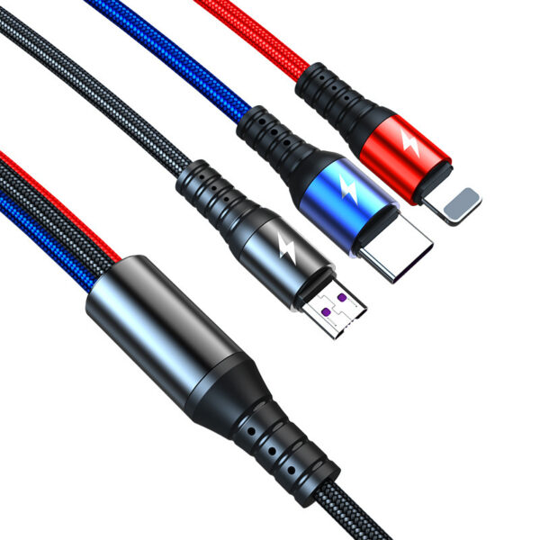 5A one drag three super fast charging line - Image 5