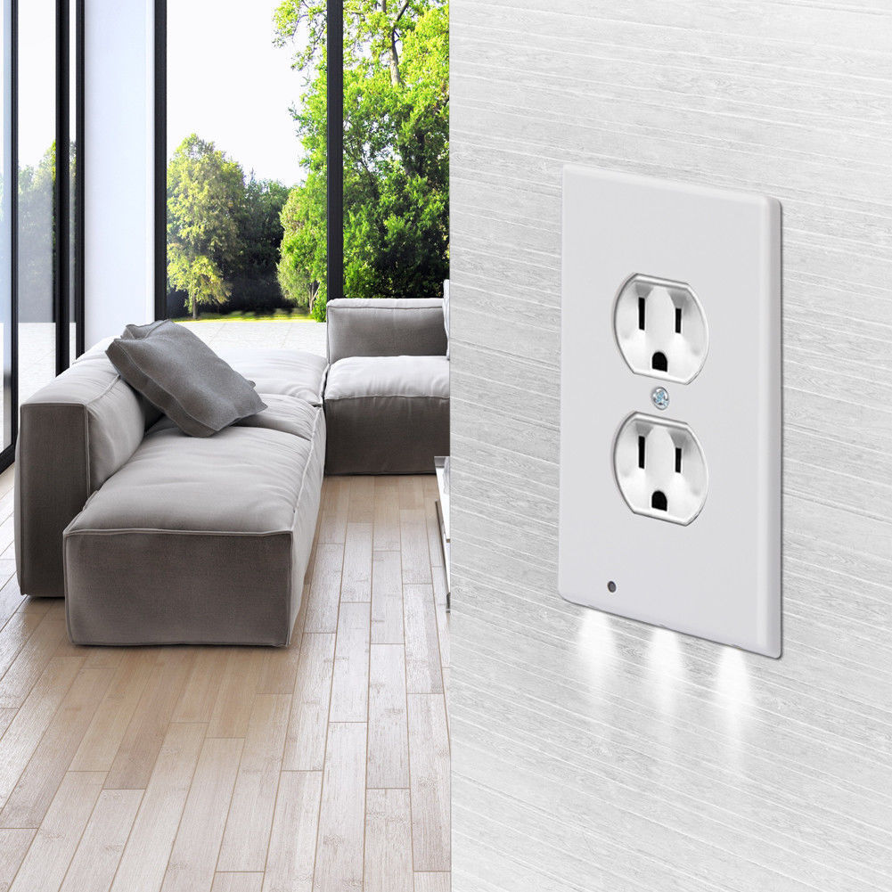 Socket Night Light Panel LED Sensor Light