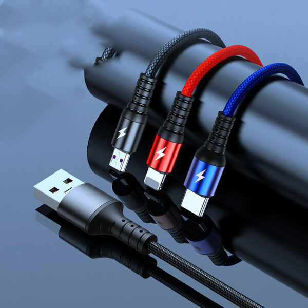 5A one drag three super fast charging line - Image 2