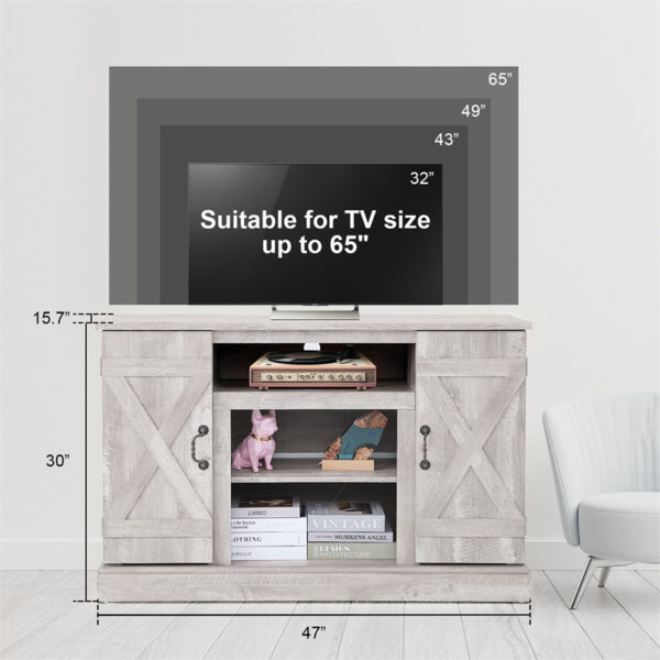 Vintage Home Living Room Wooden TV Cabinet - Image 2