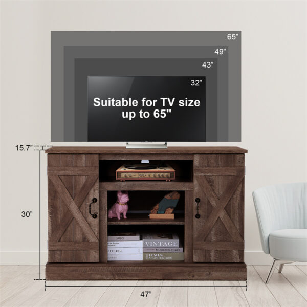 Vintage Home Living Room Wooden TV Cabinet - Image 10