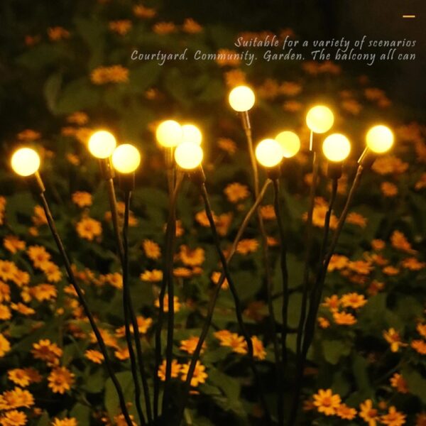 Simulation Firefly Solar Light Outdoor Garden Decoration Lawn Landscape Lamp Xmas Decor Solar LED Lights Outdoor Garden Lights - Image 2