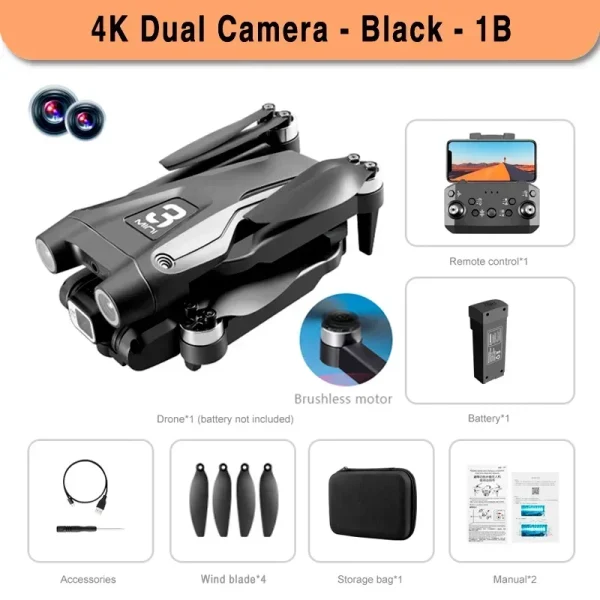 Lenovo Z908Pro Pro Max Drone 8K Profesional HD Camera Brushless Obstacle Avoidance Aerial Optical Foldable Quadcopter 5000M - Image 8