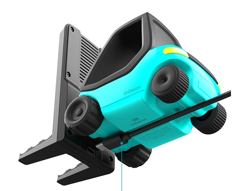 Small Forklift Mobile Phone Wireless Charging Desktop - Image 4