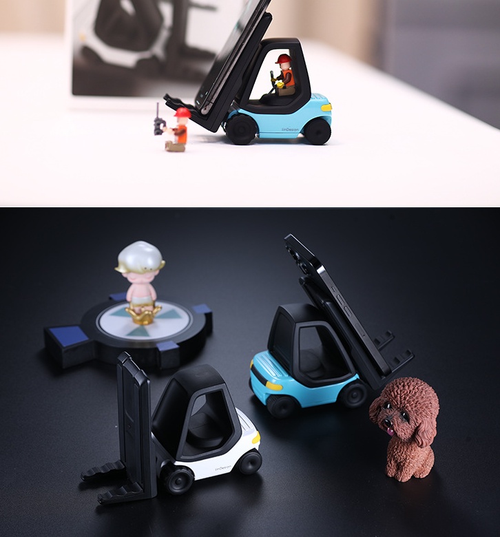 Small Forklift Mobile Phone Wireless Charging Desktop - Image 7